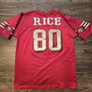 Vintage Jerry Rice San Francisco 49ers NFL Football Jersey Boys Youth Large